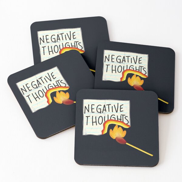 Item preview, STOP NEGATIVE THOUGHTS STICKER designed and sold by aydapadi.