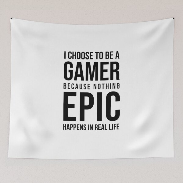 Item preview, I choose to be a GAMER | Gaming Epic designed and sold by kailukask.