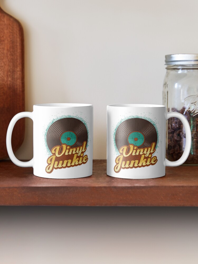 Alternate view of Vinyl Junkie Coffee Mug