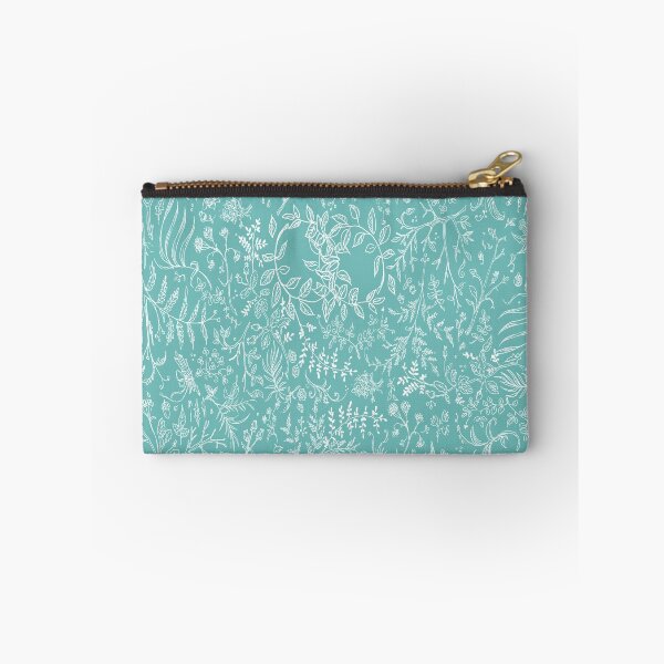 Aperçu de l'œuvre Aqua mint pattern - blossom & foliage herbarium créée et vendue par Redilion.