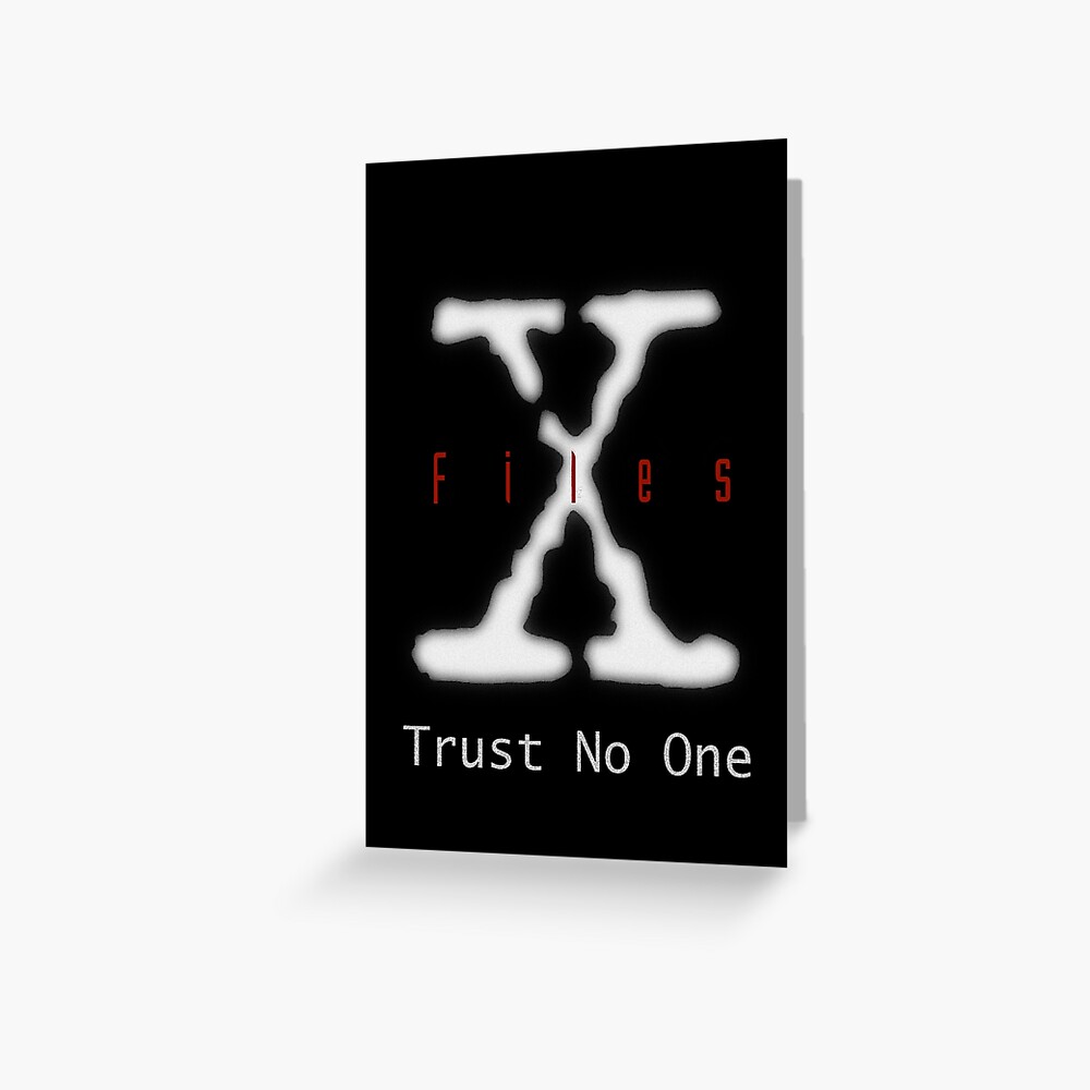 x files trust no one t shirt