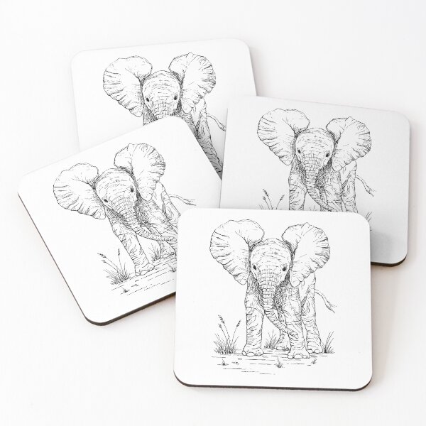 Item preview, "Baby Elephant" designed and sold by TheCollywobbles.