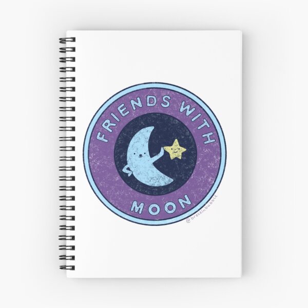 Item preview, Friends With Moon Badge designed and sold by breckinbubble.