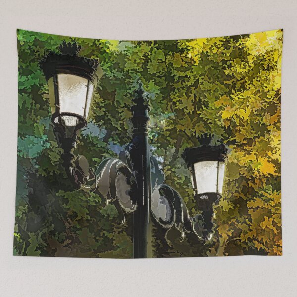 Item preview, Sweet Old-Fashioned Streetlights - Impressions of Fall designed and sold by Georgia Mizuleva.