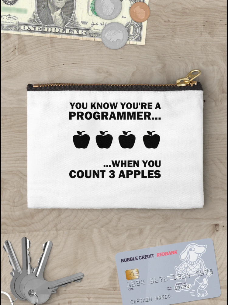 Thumbnail 3 of 4, Zipper Pouch, Programmer Computer Scientist Nerd Computer Science designed and sold by LeMuesch.