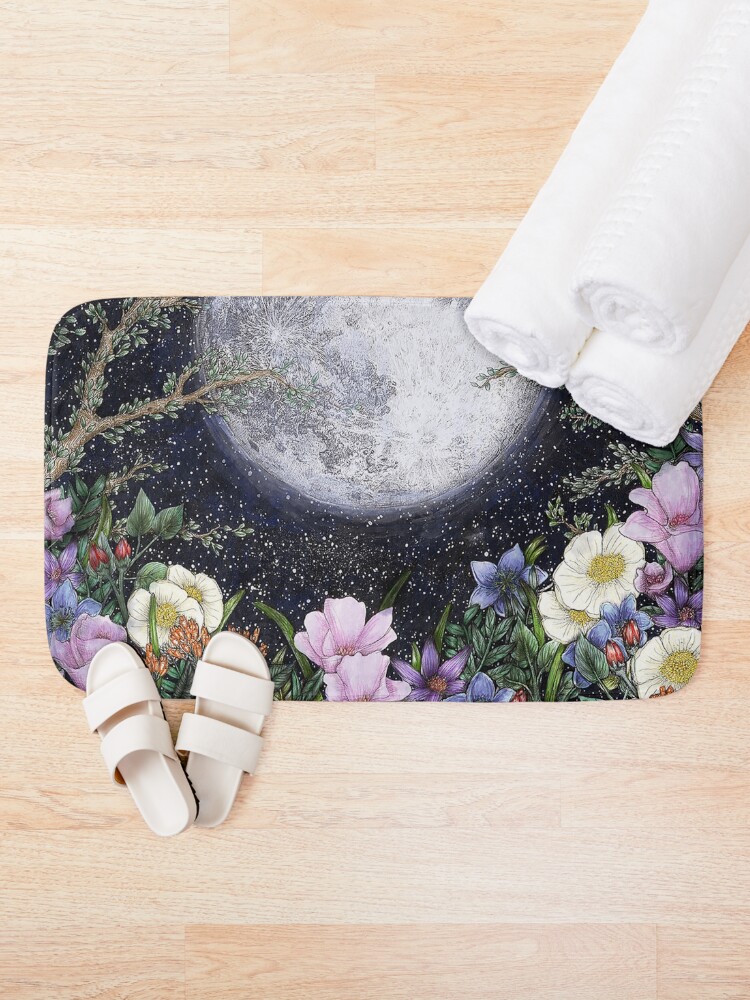 Alternate view of Midnight in the Garden II Bath Mat