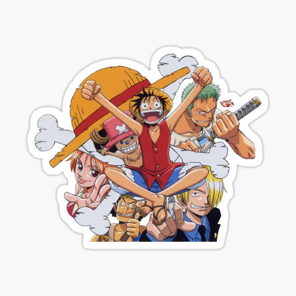 One piece zoro luffy Sticker
