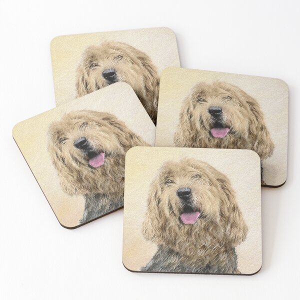 Item preview, Otterhound Painting - Cute Original Dog Art designed and sold by alpendesigns.