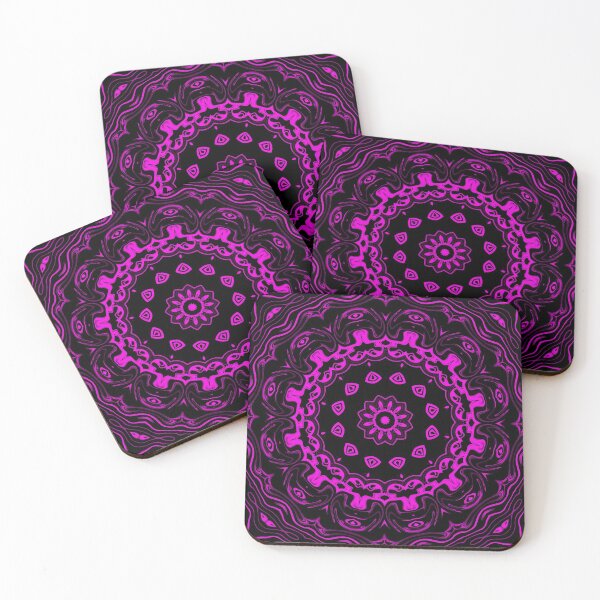Item preview, Mandala Rose Monochrome, motif 4, by Bennydoscope designed and sold by Bennydoscope.