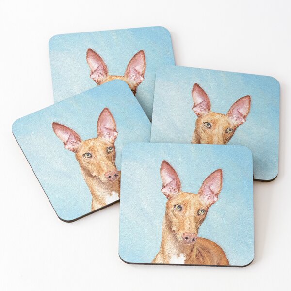 Item preview, Pharaoh Hound Painting - Cute Original Dog Art designed and sold by alpendesigns.