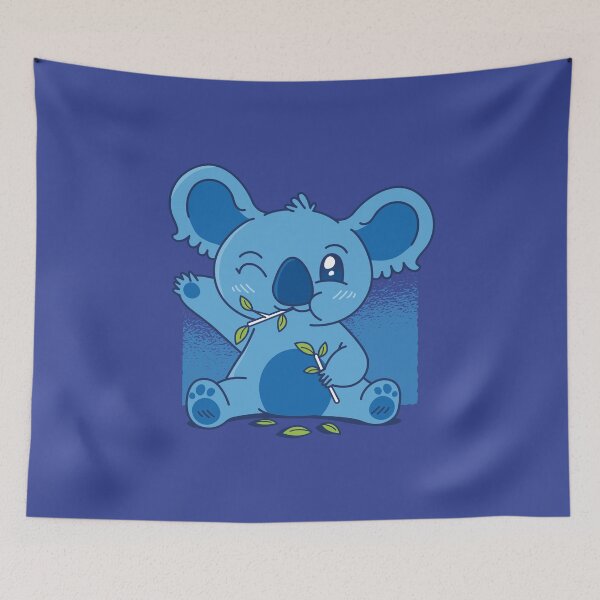 Item preview, cute koala, eucalyptus designed and sold by DerSenat.