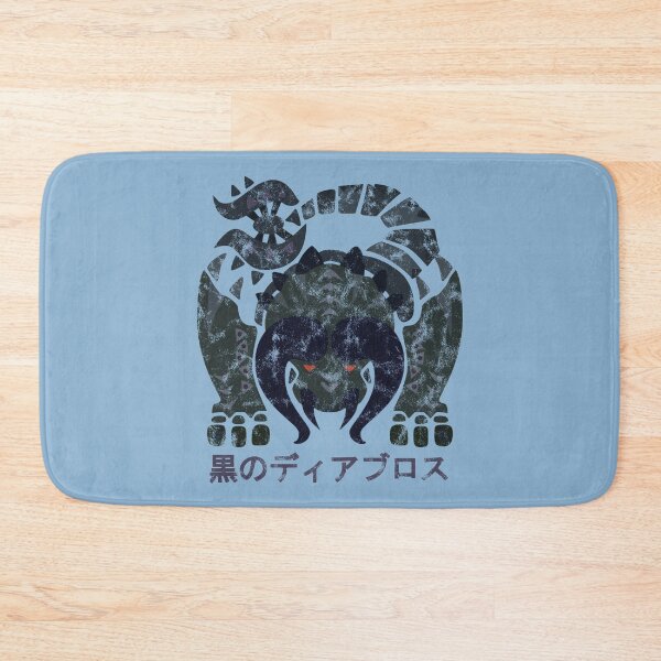 Item preview, Monster Hunter World Black Diablos Kanji Icon designed and sold by StebopDesigns.