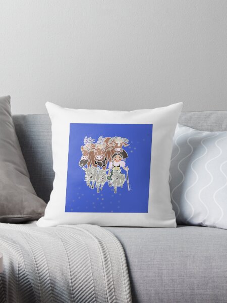 Alpabzug Throw Pillow