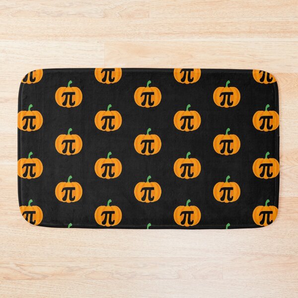 Item preview, Halloween Pumpkin Pi Silhouette Math designed and sold by KatesFunnyArt.