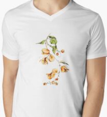 Sunset Vibes Bougainvillea V-Neck T-Shirt