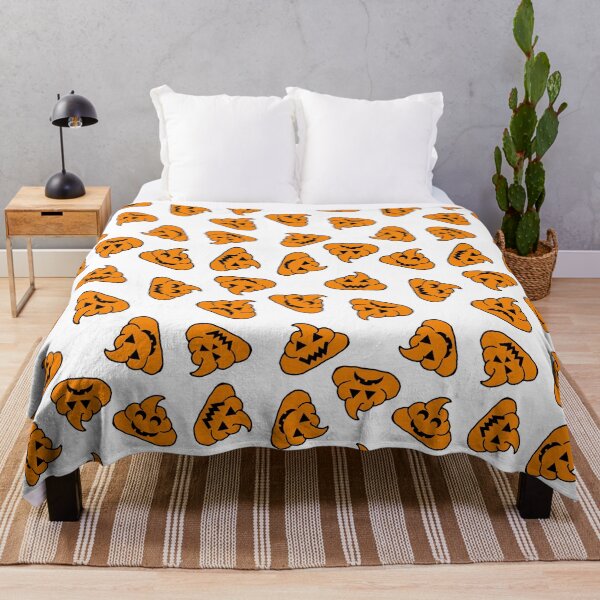 Item preview, halloween jack o'lantern poo emoji designed and sold by B0red.