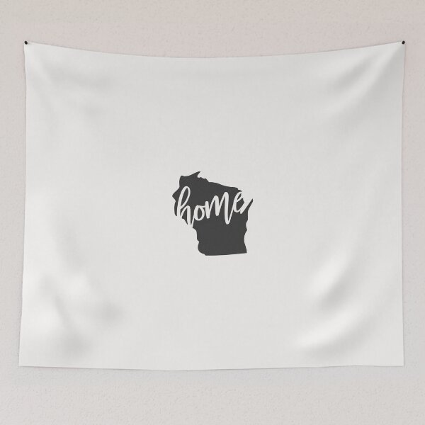 Item preview, Wisconsin Home State Outline Design, Wisconsin Gift graphic designed and sold by DNH Threads.