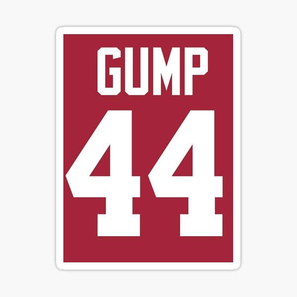 Forrest Gump Alabama Jersey Shirt Sticker