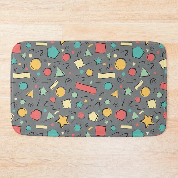 Item preview, Doodle Shapes with Gray Background designed and sold by Katherine Ann.
