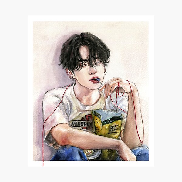 Red String - JK Photographic Print