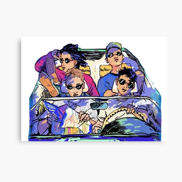 Eleven Last Dinos Canvas Print