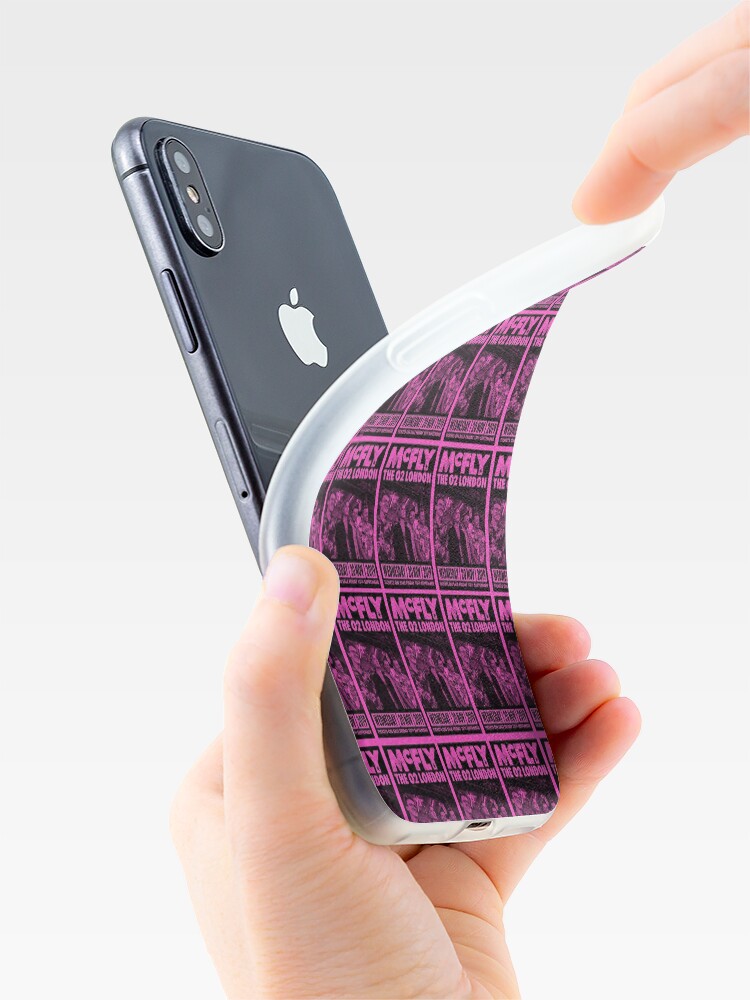 Alternate view of McFly 2019 Concert Poster iPhone Case