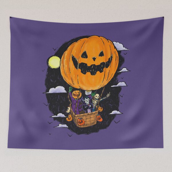 Item preview, Pumpkin Hot Air Balloon designed and sold by nickv47.