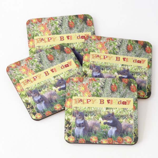 Item preview, Happy Birthday Squirrels designed and sold by kristalcurt.