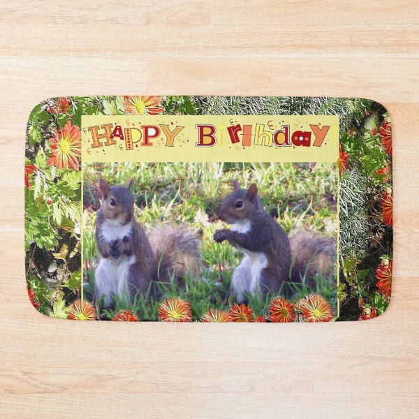 Item preview, Happy Birthday Squirrels designed and sold by kristalcurt.
