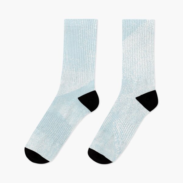 Item preview, Light Blue and White Geometric Triangles Lino-Textured Print designed and sold by itsjensworld.