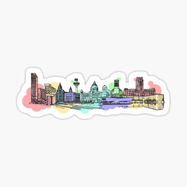 Liverpool Waterfront Sticker