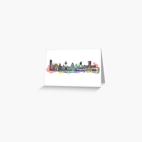Liverpool Waterfront Greeting Card
