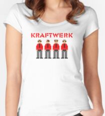 Kraftwerk 8-bit Women's Fitted Scoop T-Shirt