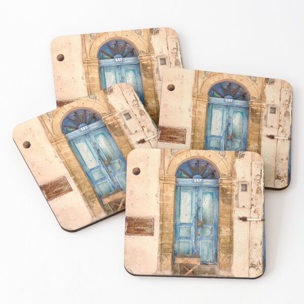 Item preview, Blue door in Essaouira, Morocco designed and sold by genuinefrance.