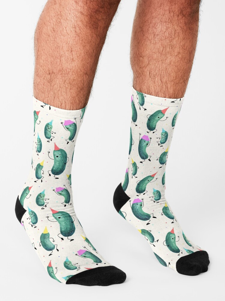 Alternate view of Pickle Party! Socks
