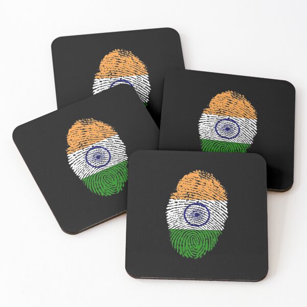 Item preview, Indian Fingerprint I Love India Flag For Indians designed and sold by Creekman Designs.