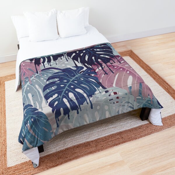 Monstera schmelzen Tagesdecke
