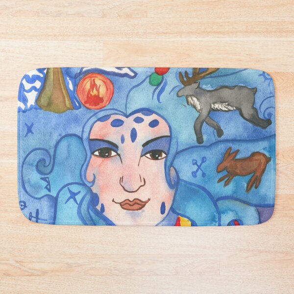Item preview, Juksakka Saami Goddess Of Hunt designed and sold by Niina Niskanen.