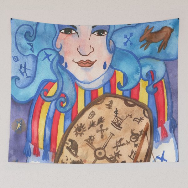 Item preview, Juksakka Saami Goddess Of Hunt  designed and sold by Niina  Niskanen.