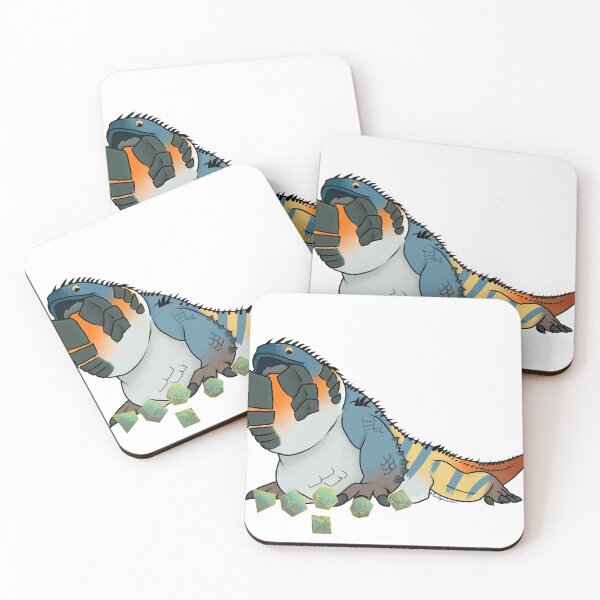 Item preview, Dodogama Fan Art- Gold and Mint DnD Dice designed and sold by LordGraceArt.