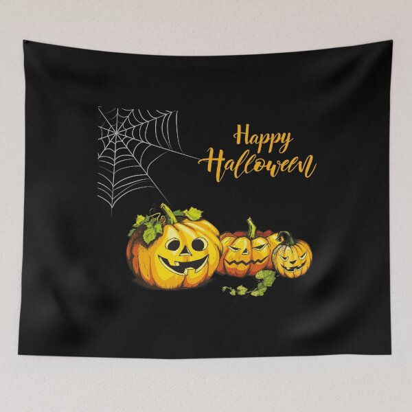 Item preview, Happy Halloween pumpkins designed and sold by wolfgangrainer.