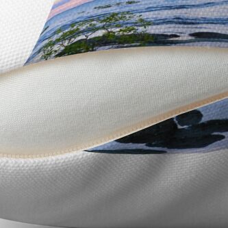 Alternate view of Nightcliff Sunset Throw Pillow