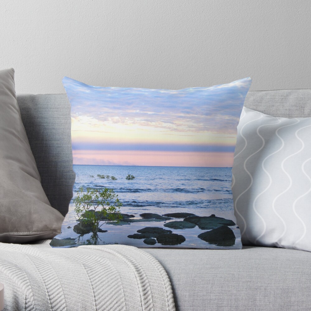 Nightcliff Sunset Throw Pillow