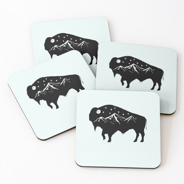 Item preview, Buffalo, Tatanka, Night Sky Buffalo designed and sold by Jeditwins.