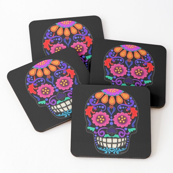 Item preview, Day of the Dead | Sugar Skull | Felt Texture Style designed and sold by CheriesArt.