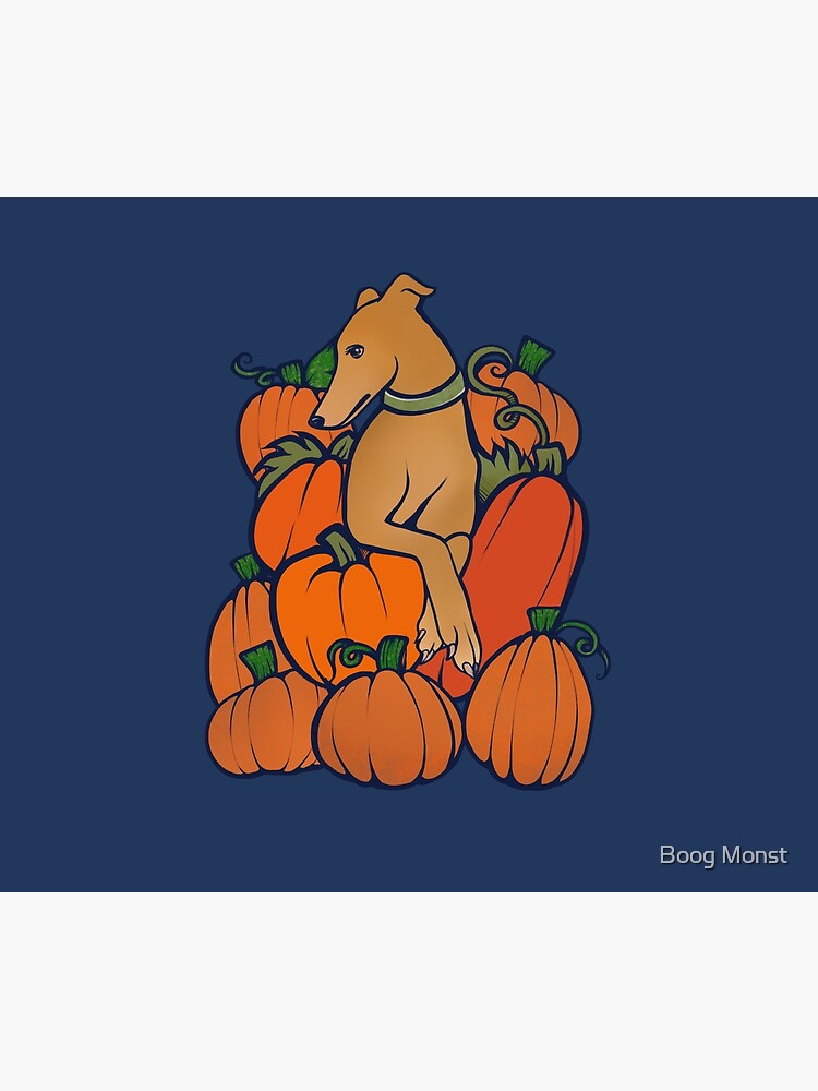 Greyhound Pumpkin Patch by Boogiemonst
