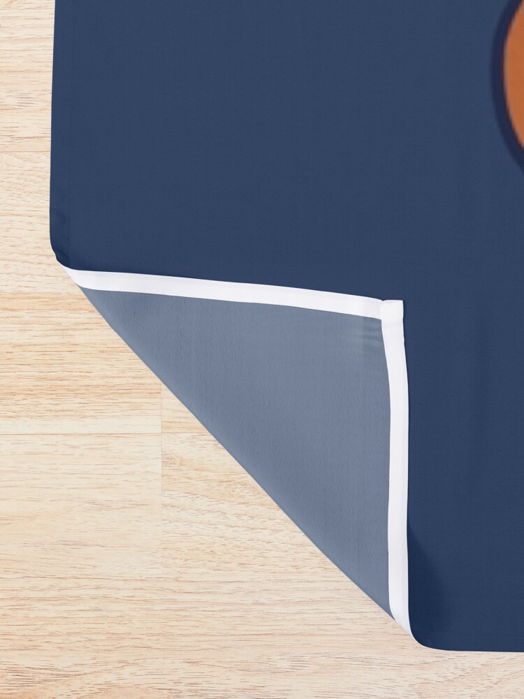 Alternate view of Greyhound Pumpkin Patch Shower Curtain
