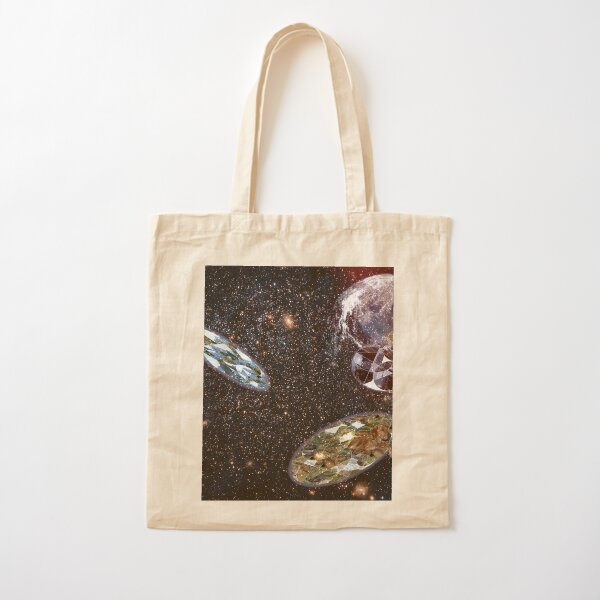Escape From Earth Cotton Tote Bag