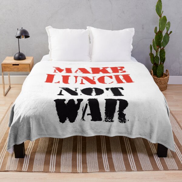 Item preview, Make Lunch, Not War designed and sold by HeronDesigns.