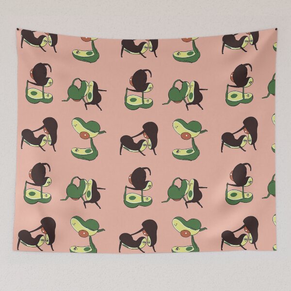 Item preview, Avocado Yoga Relationship Goals designed and sold by Huebucket.
